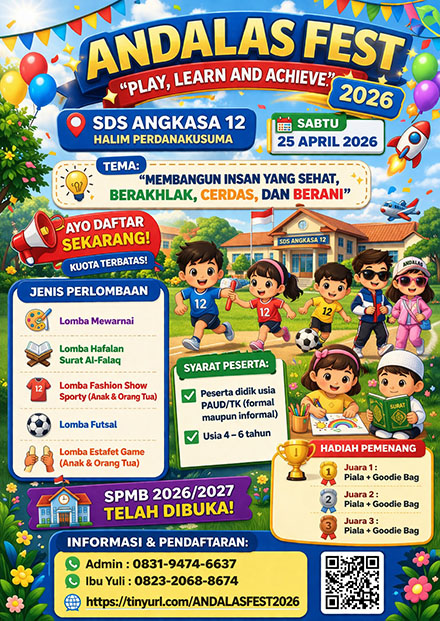 SDS Angkasa 12 Halim Gelar Andalas Fest 2026